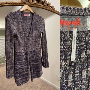 Free People Ribbed Cardigan